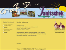 Tablet Screenshot of janitschek.at